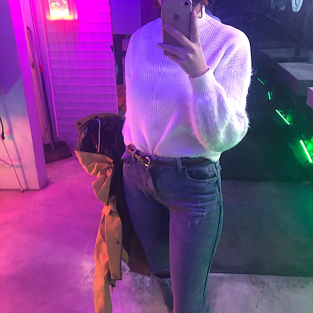 Boyfriend fit blue jeans size 6